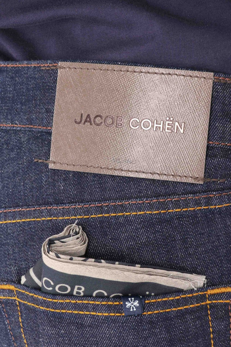 Jacob Cohen Classic Dark Indigo Denim Jeans With Scott Fit
