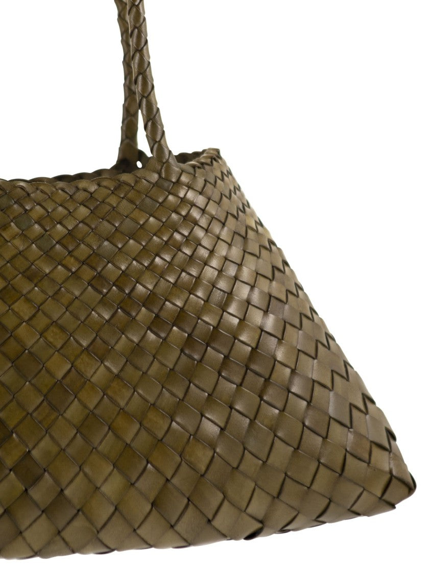Dragon Santa Croce Big - Woven Leather Bag