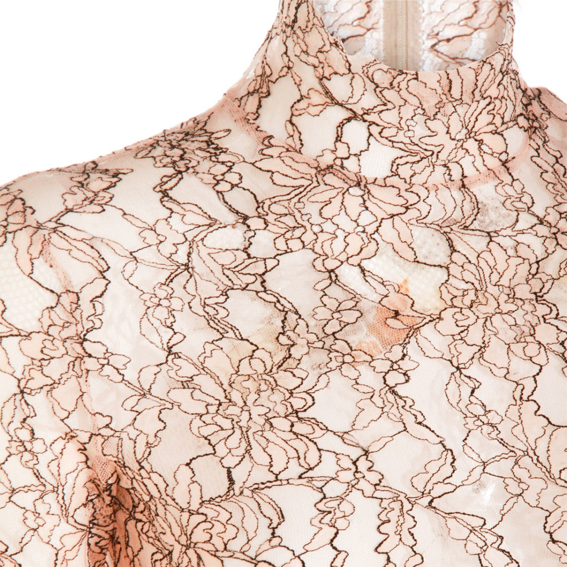 Valentino Lace Bodysuit With Long Sleeves