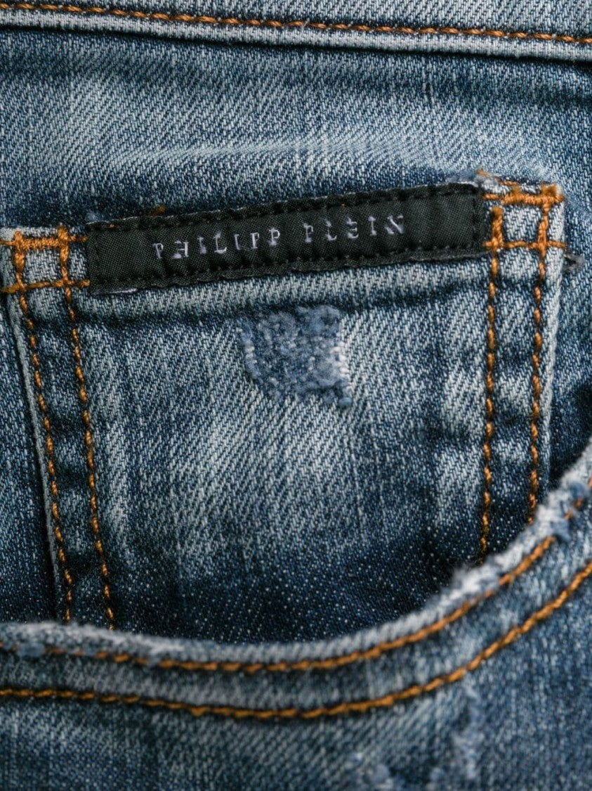 Philipp Plein Denim Trousers Skinny Fit