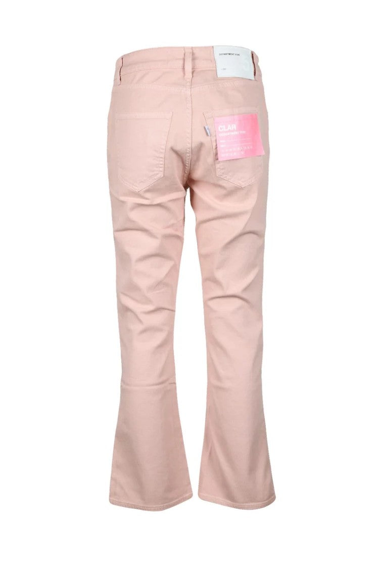 Department 5 Pink Flared Stretch Jeans