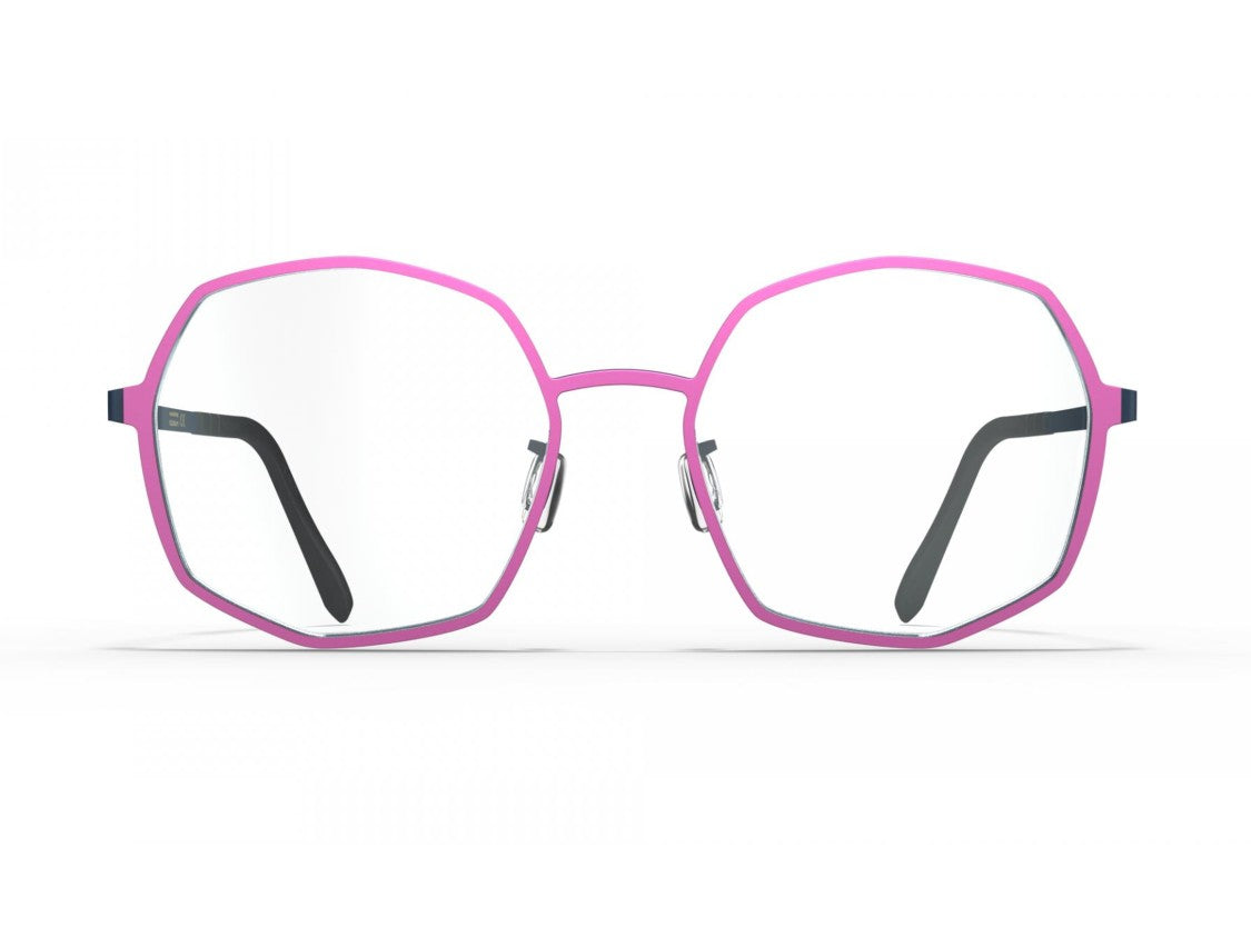 Blackfin Pink Bf1081 Geometric Titanium Eyeglasses