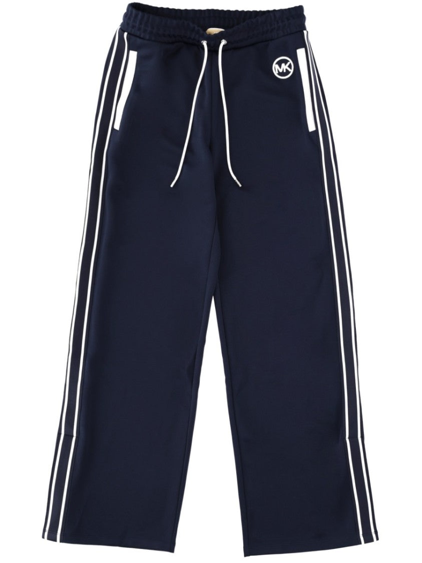 Michael Michael Kors White Tracksuit Recycled Wide-Leg Pants