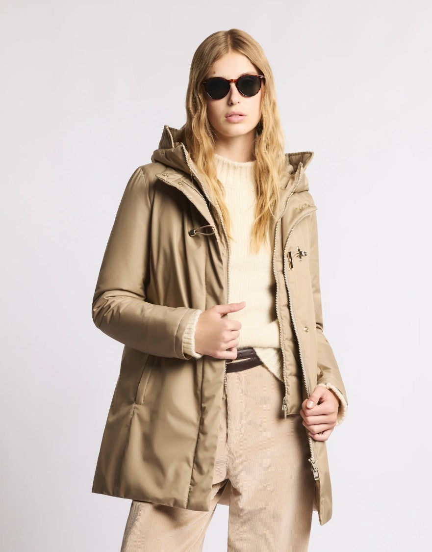 Fay Structured Toggle Coat With And Quilted Lining