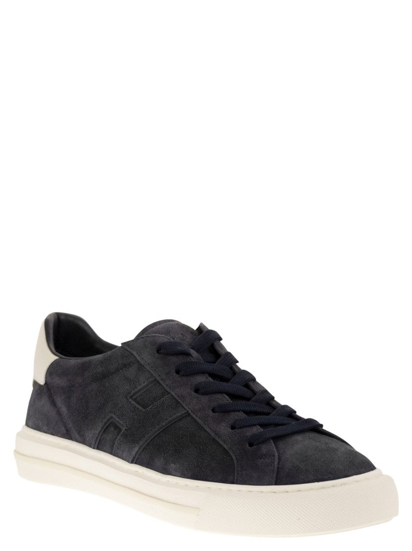 Hogan Rebel Black Suede Trainers