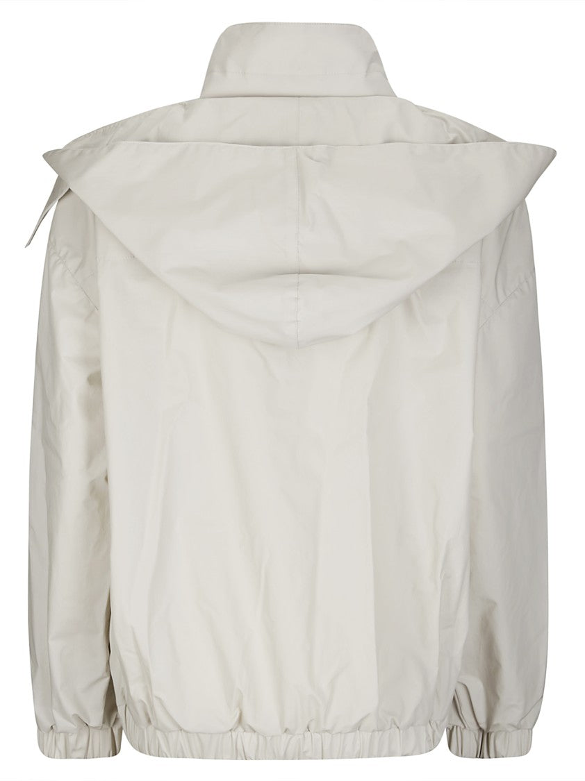 Rier Short Zip-Front Jacket With Removable Hood