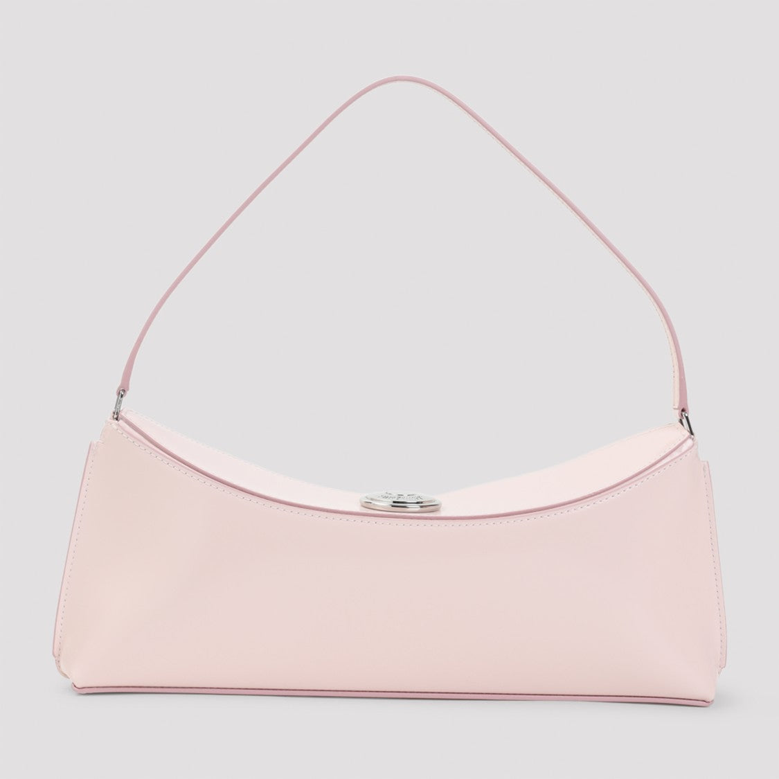 Jacquemus Compact Pink Leather Handbag