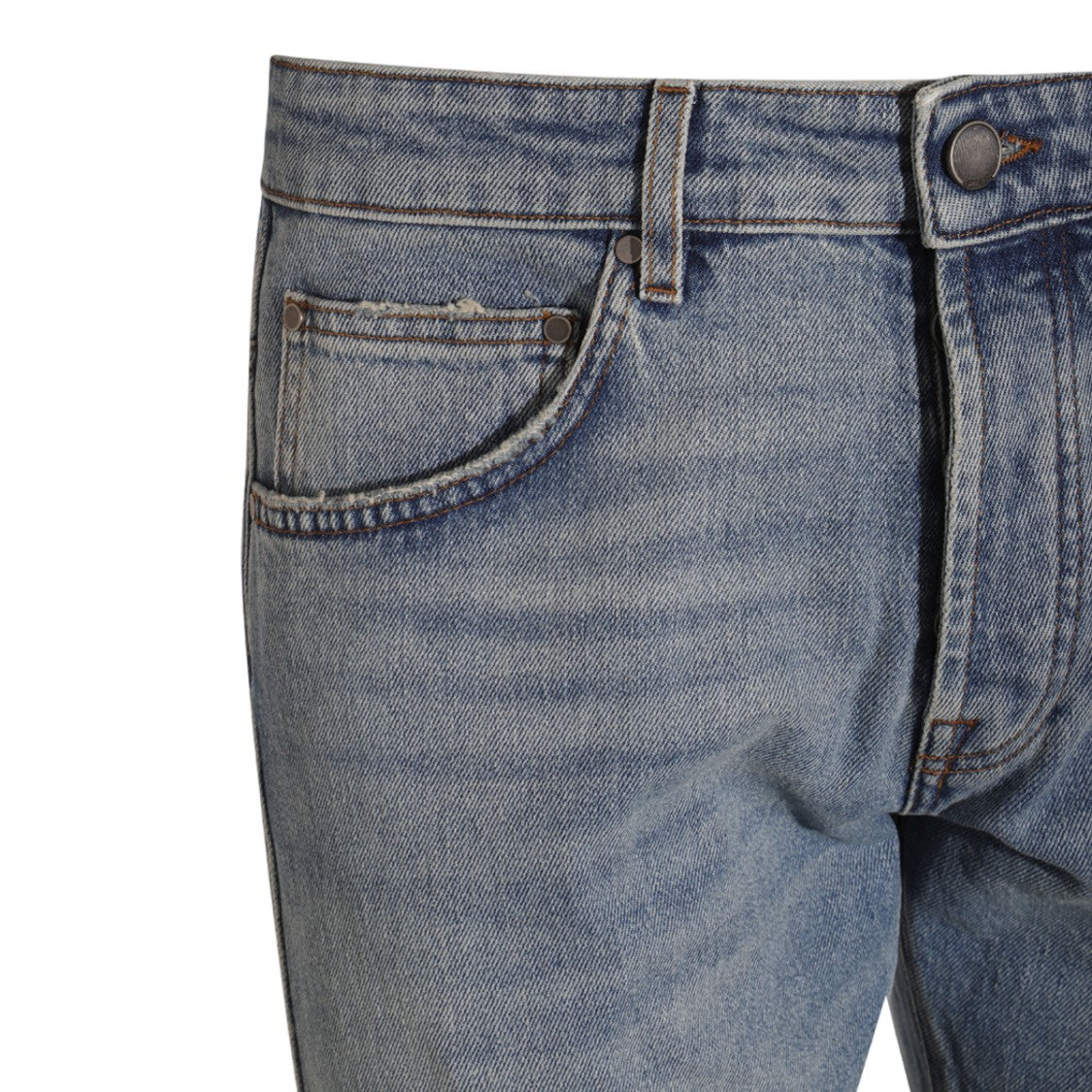 Lardini Slim-Fit Blue Jeans With Classic Five-Pocket Design