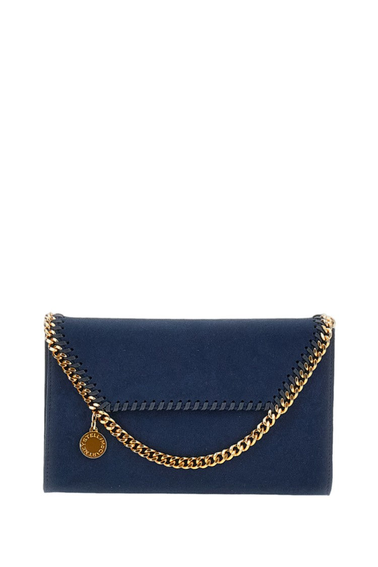 Stella Mccartney Blue Falabella Alter Suede Bag