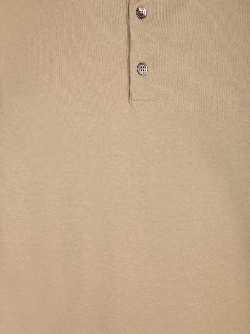 Zanone Classic Polo Beige T-Shirt