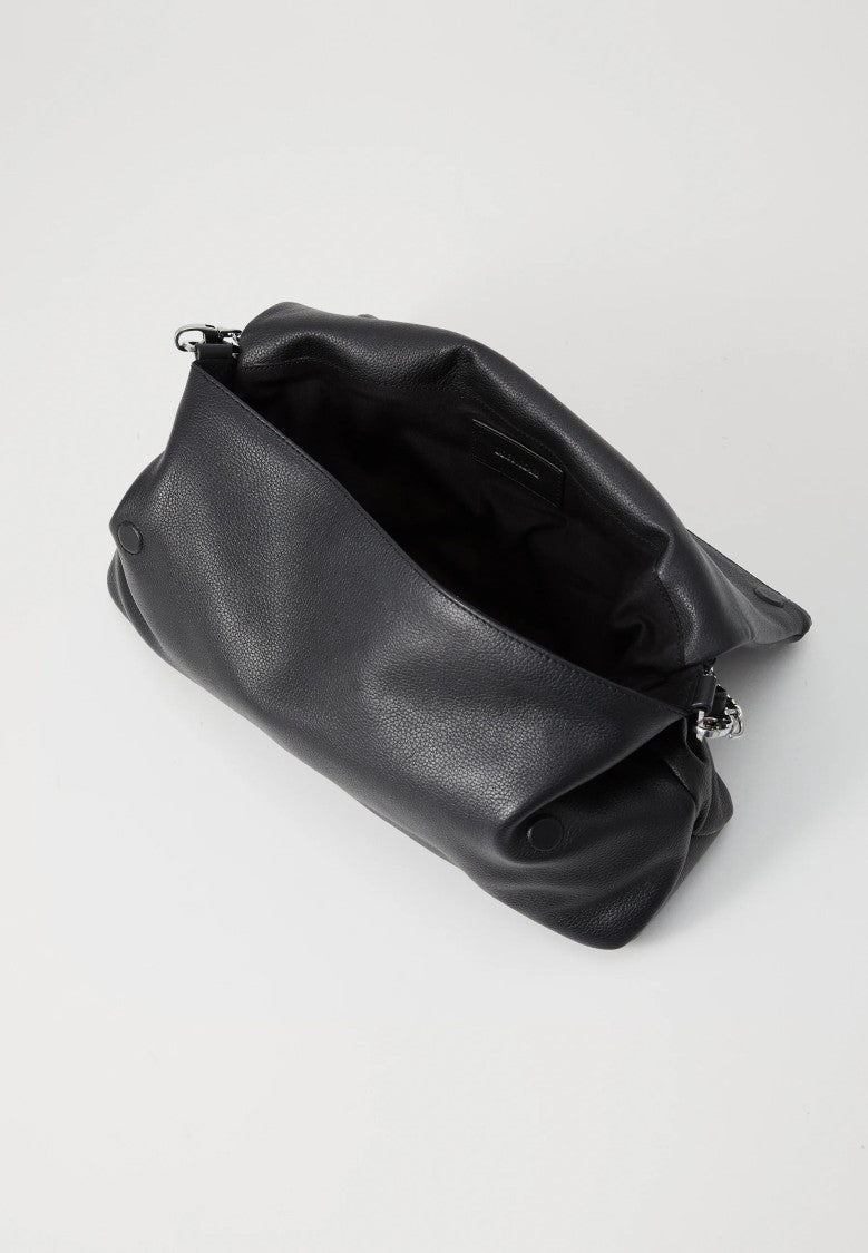 Zadig & Voltaire Rocky Xl Grained Leather Shoulder Bag