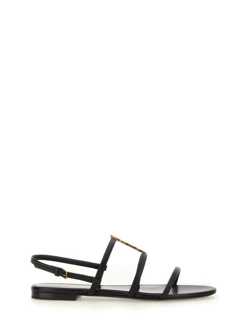 Saint Laurent Cassandra Flat Sandal