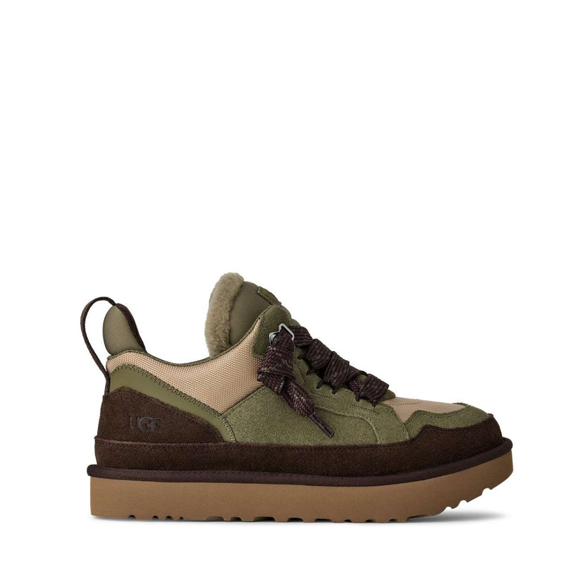 Ugg M Lowmel Burnt Olive Mustard Seed Sneakers
