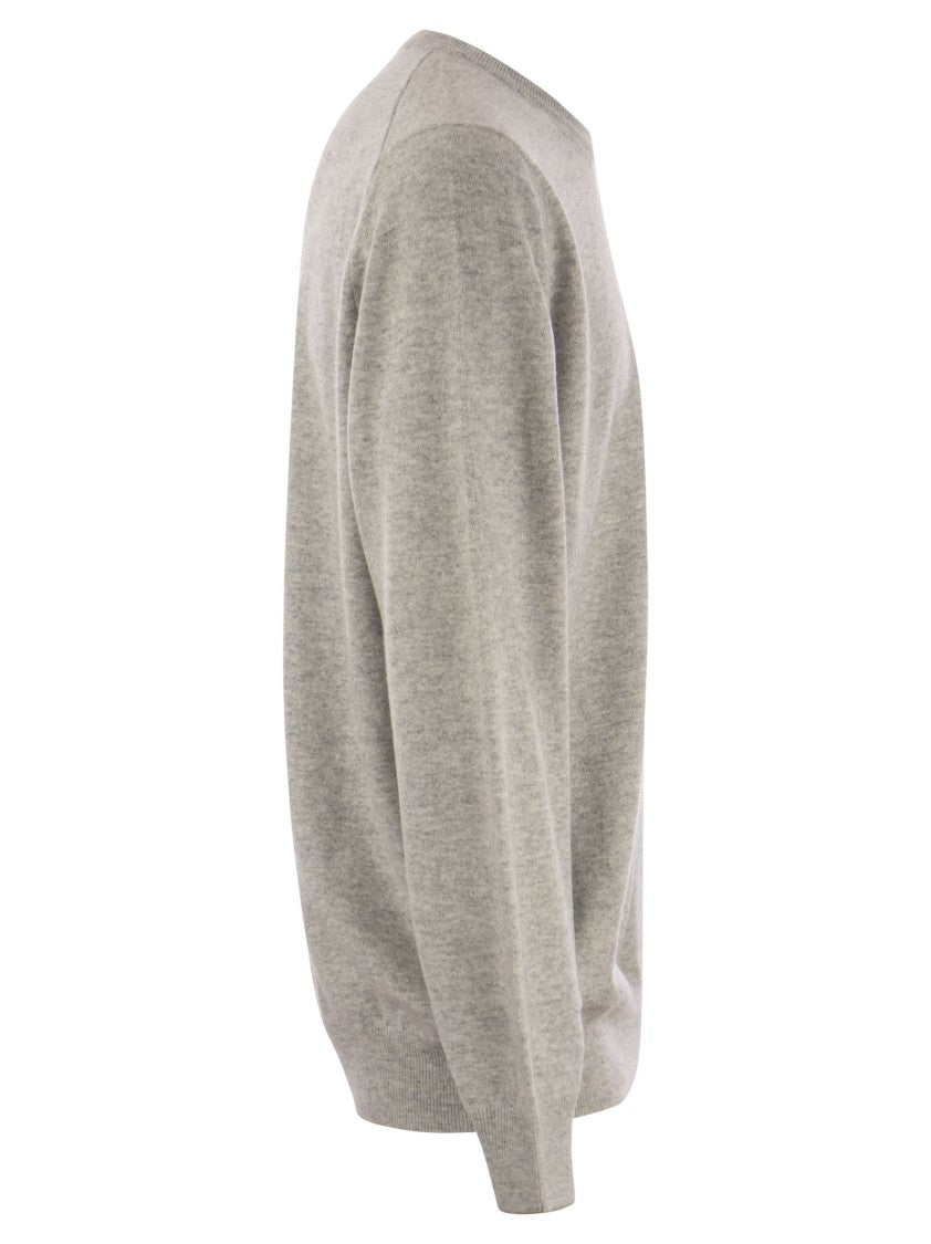 Brunello Cucinelli Pure Cashmere Crew-Neck Sweater