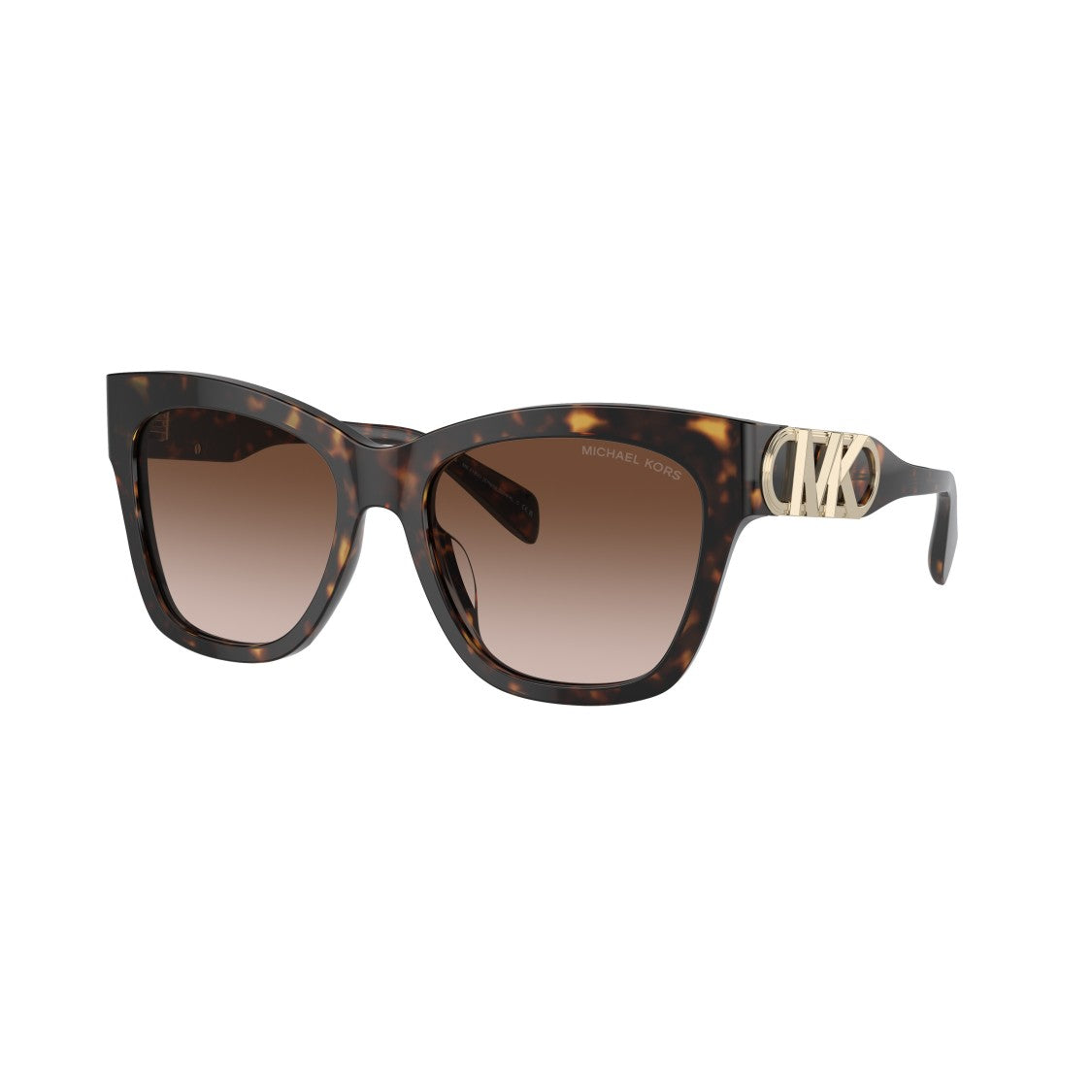 Michael Kors 0Mk2182u Oversized Tortoiseshell Acetate Sunglasses With Gold-Logo Temples