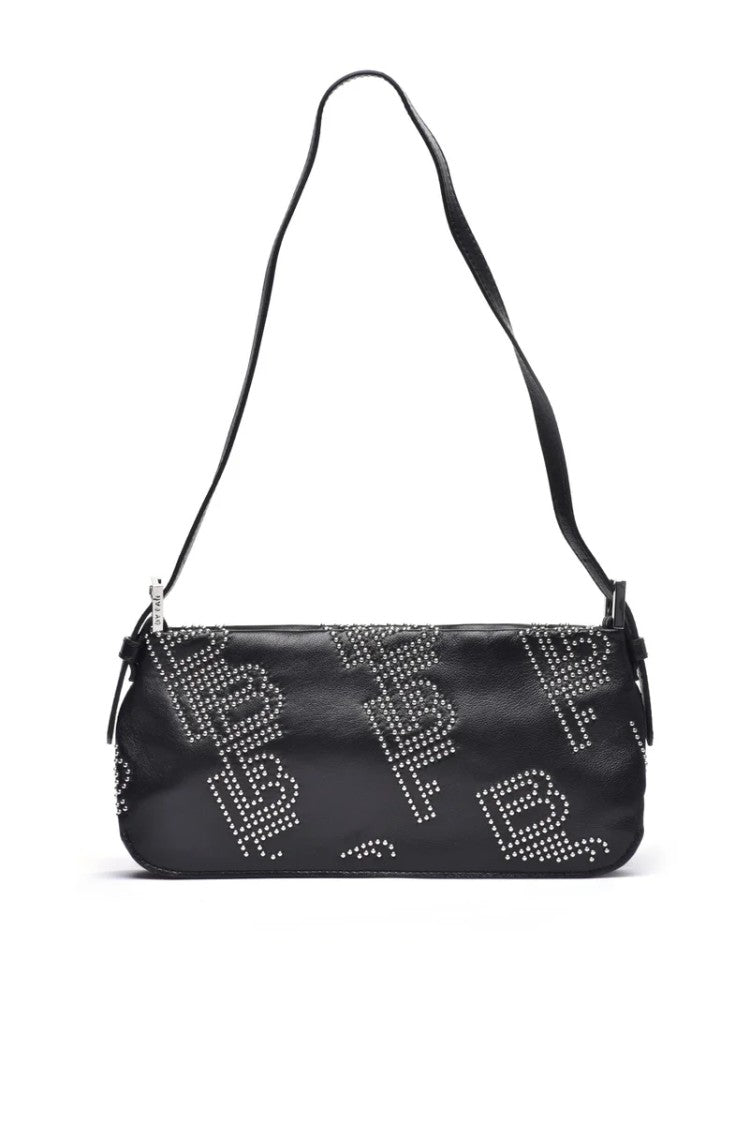 By Far Leather Shoulder Bag - Black