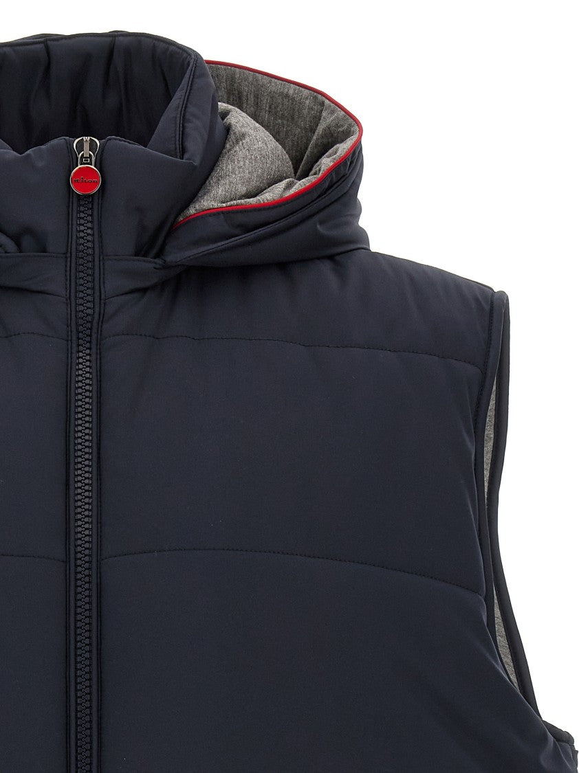Kiton Technical Fabric Padded Vest