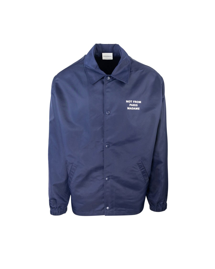 Drôle De Monsieur Slogan Blue Jacket