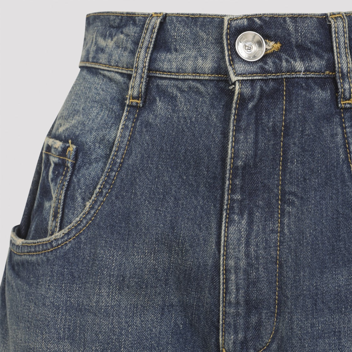 Maison Margiela High-Waisted Jeans With Cut-Out Detail