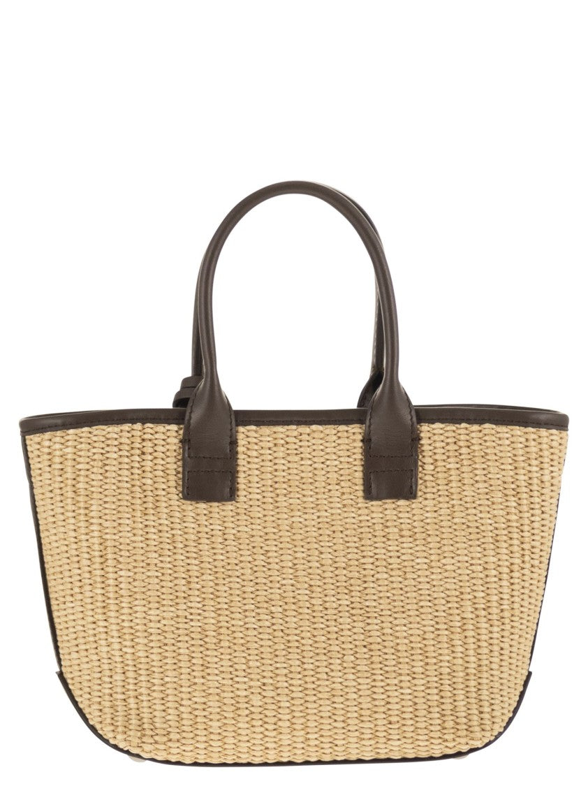 Hogan Mini Shopping Bag With Address Logo