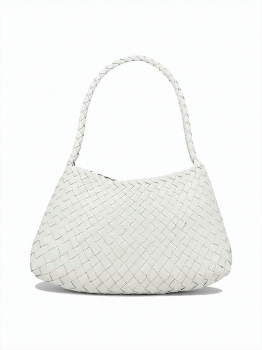 Dragon Diffusion Woven Buffalo Leather Shoulder Bag