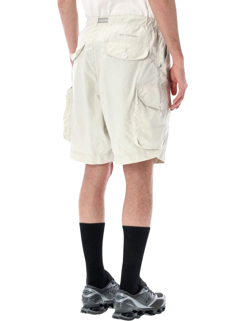 And Wander Technical Fabric Cargo Shorts