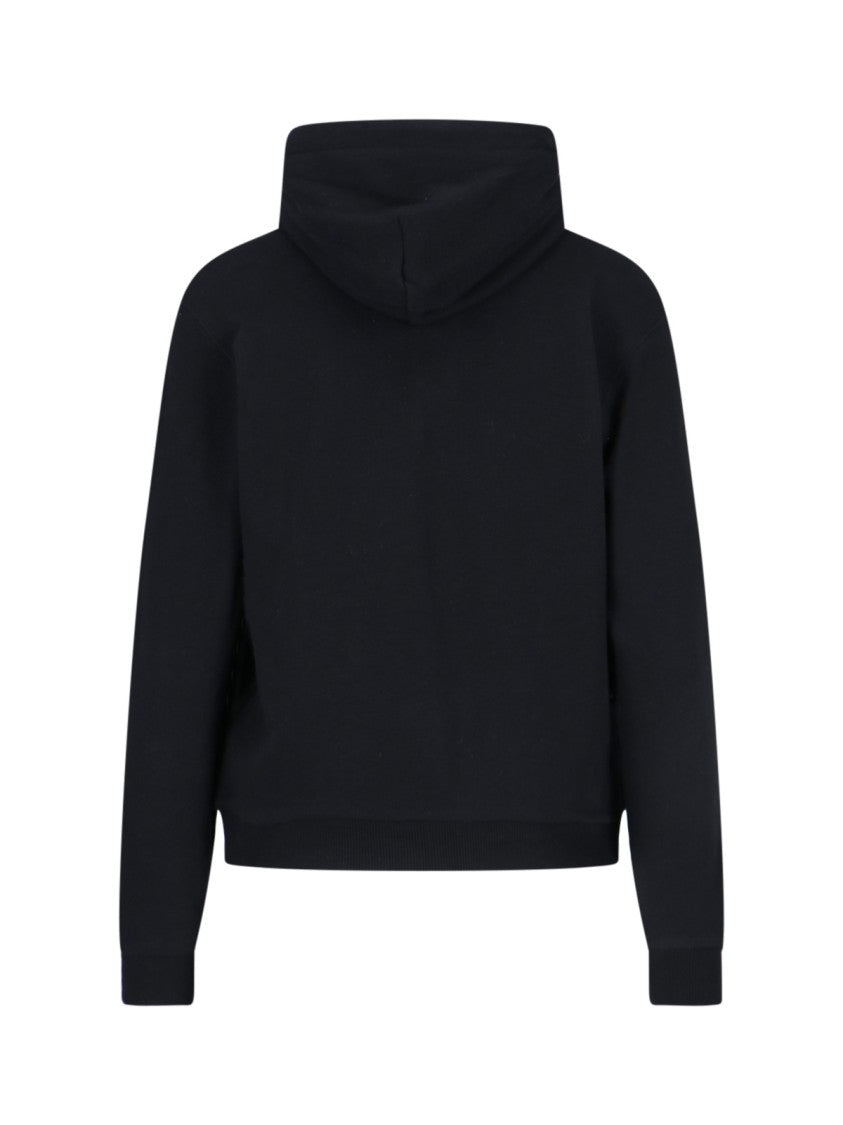 Polo Ralph Lauren Logo Zip Hoodie – Black