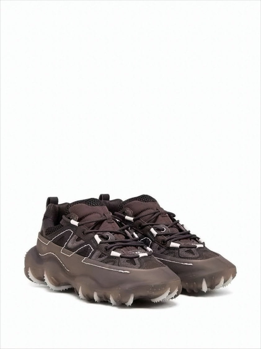 Diesel Futuristic Chunky Sole Black Sneakers