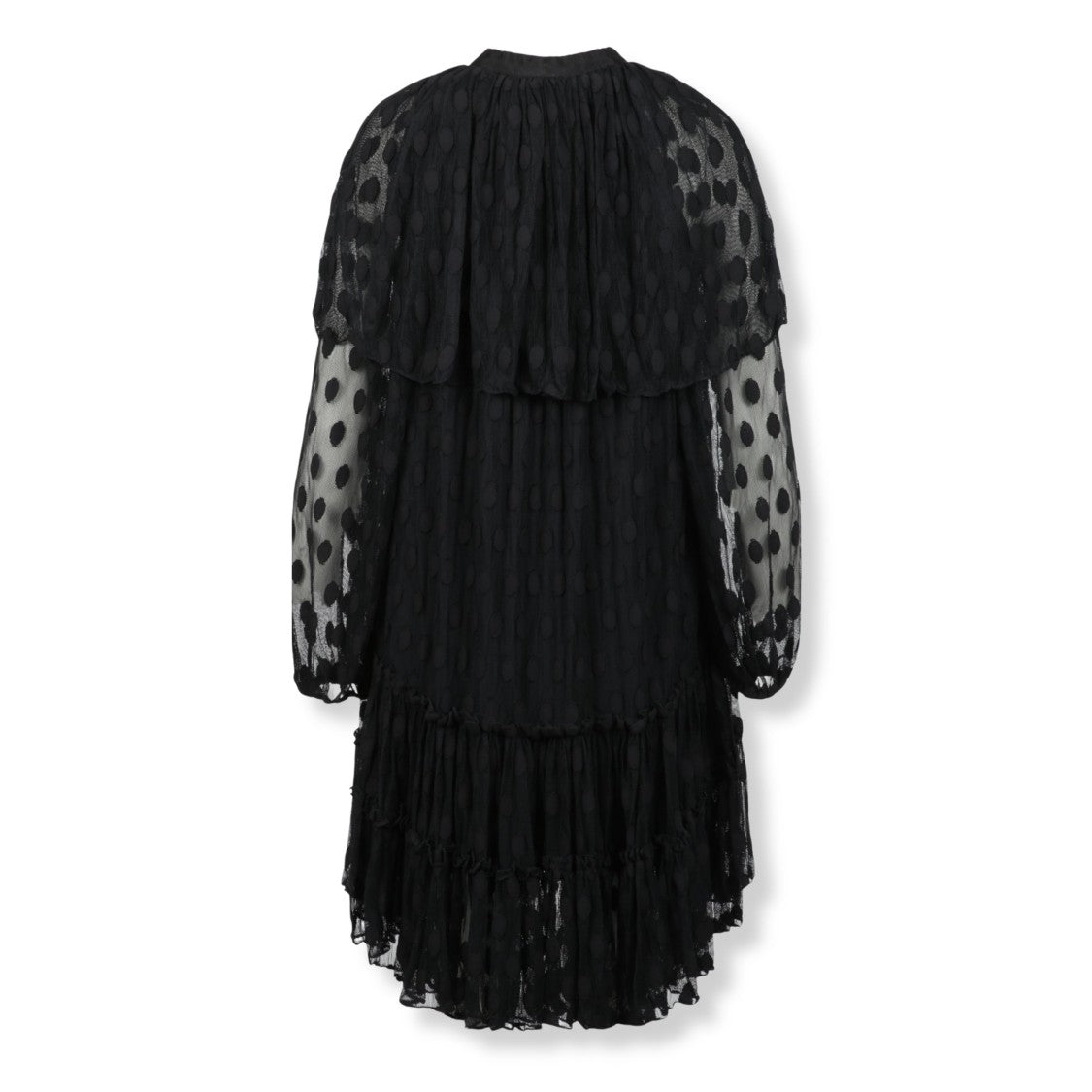Ulla Johnson Carla Ruched Mesh Dress