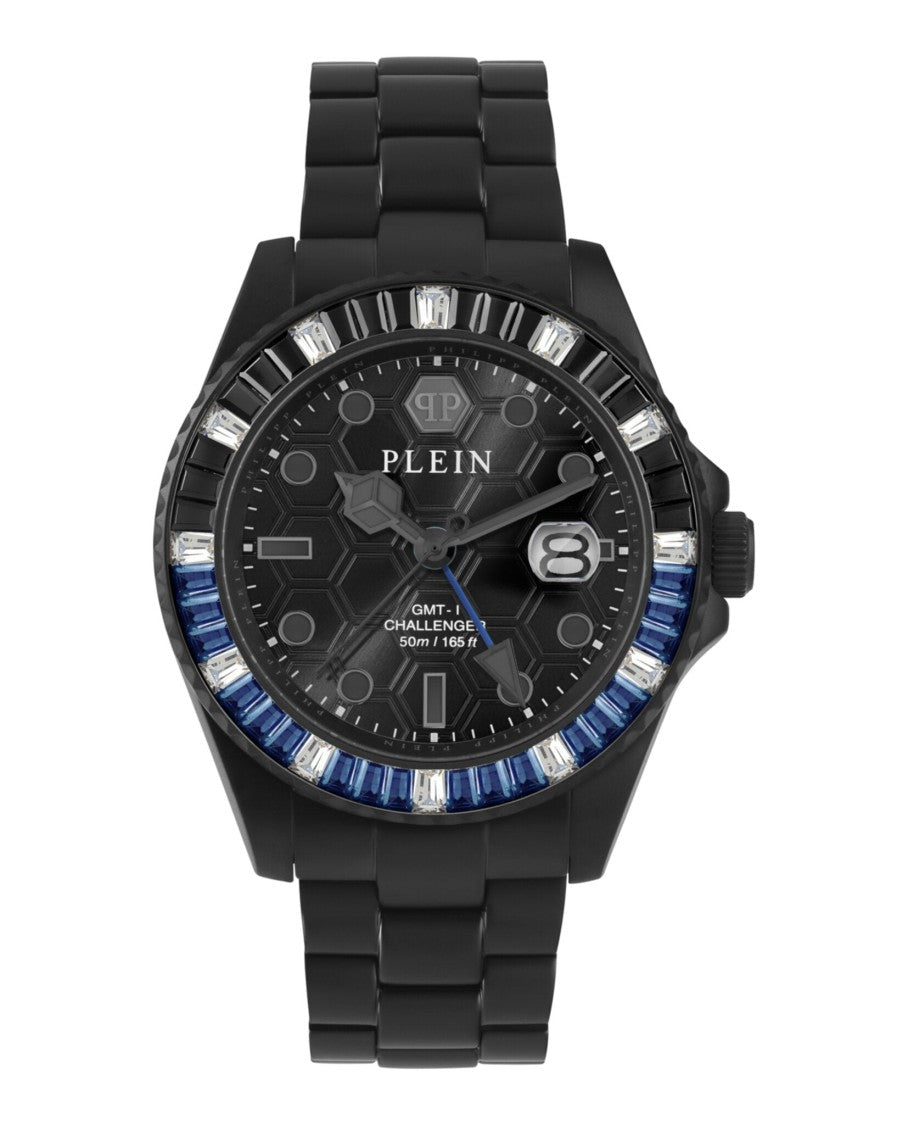 Philipp Plein Gmt-I Challenger Baguettes Bracelet Watch