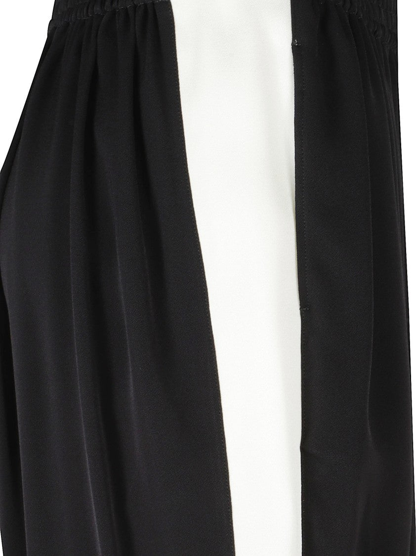 Alaïa Straight-Leg Trousers With Mid-Rise Waist And Horizontal Detailing