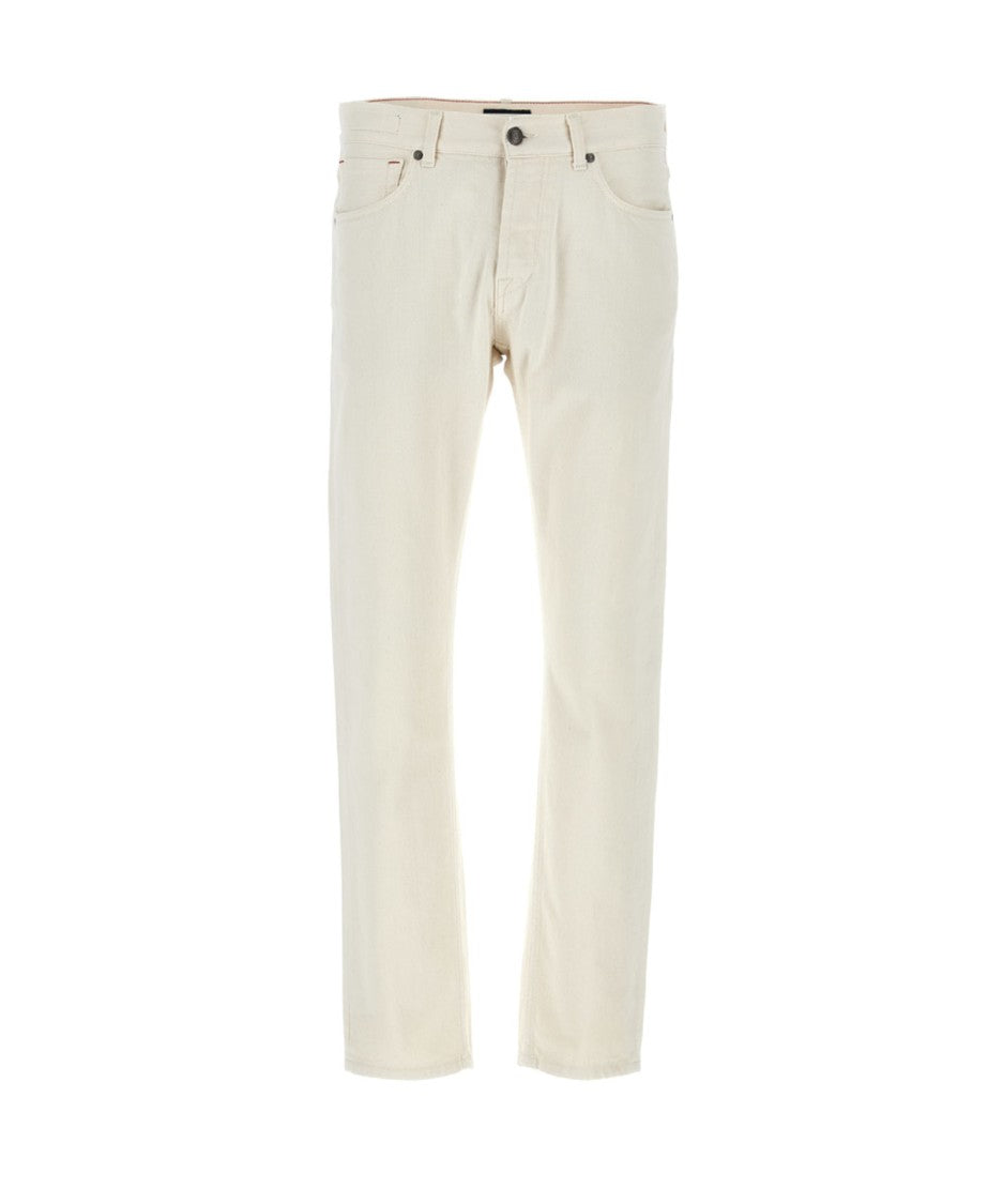 Fay Classic Straight-Leg Jeans With Subtle Stitching