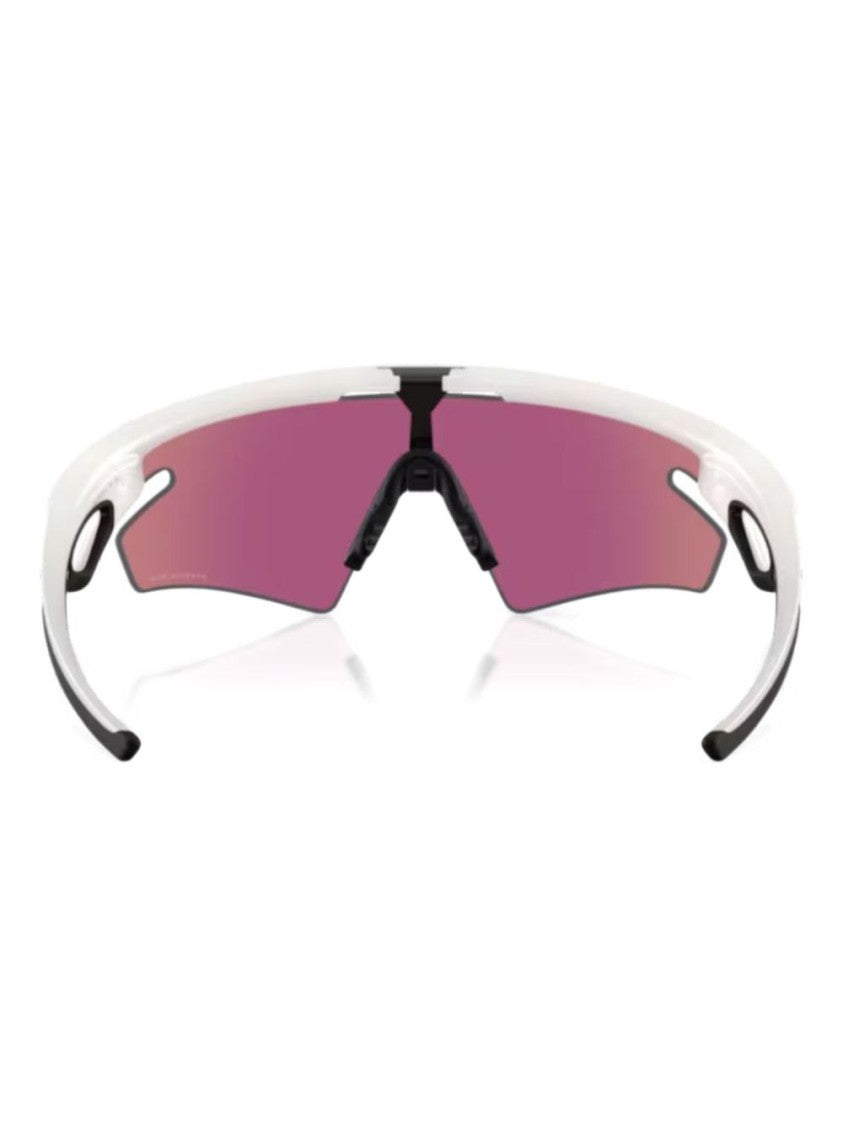 Oakley Aerodynamic White Sphaera Sunglasses With Gradient Lenses