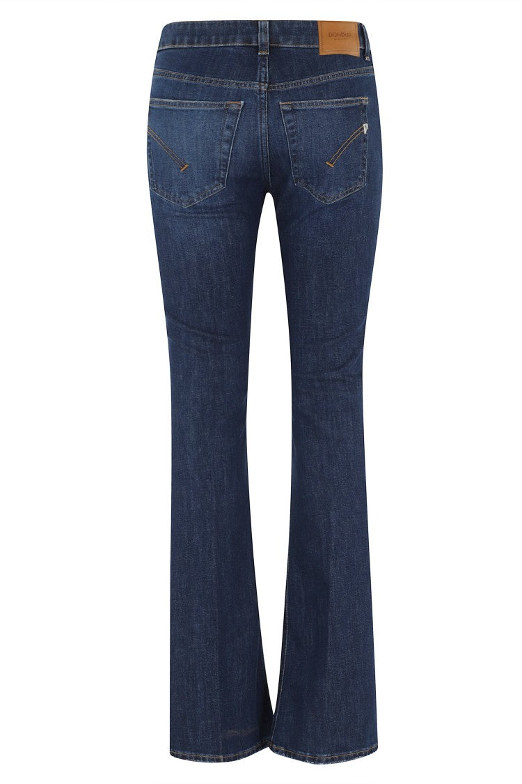 Dondup Indigo 5-Pocket Bootcut Newlola Flared Cotton-Blend Jeans