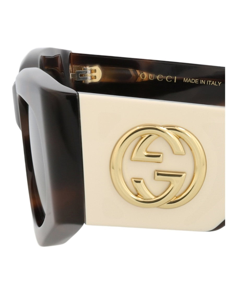 Gucci Square-Frame Recycled Acetate Sunglasses