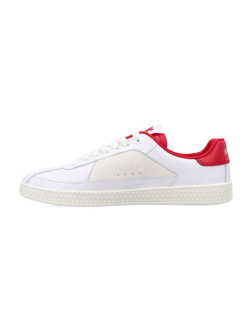 Amiri Low-Top White Sneakers With Red Star Appliqués