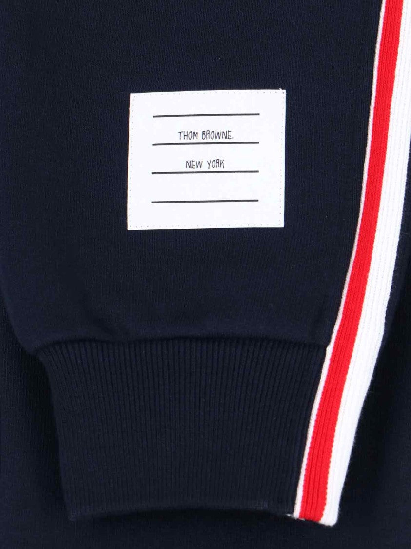Thom Browne Logo Sweatpants – Blue