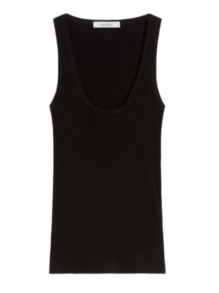 Max Mara Ribbed Tank Top Wide Straps