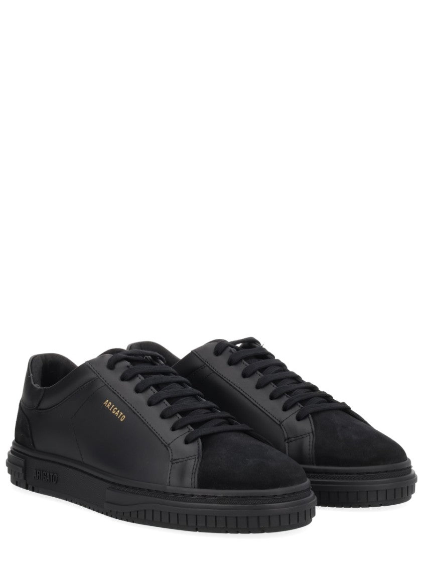 Axel Arigato Atlas Suede Accents Gold Branding Sneakers