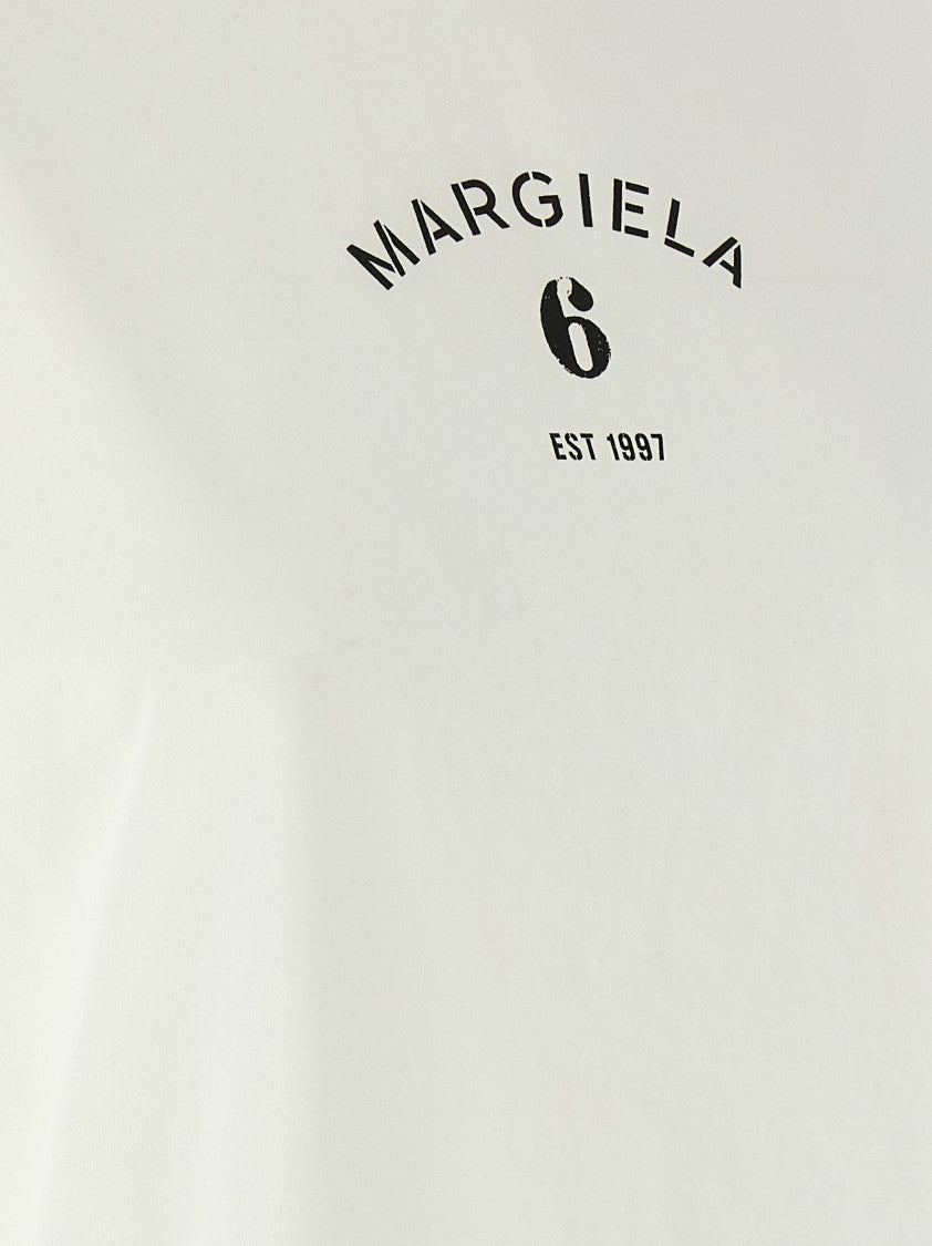 Mm6 By Maison Margiela Logo Print T-Shirt