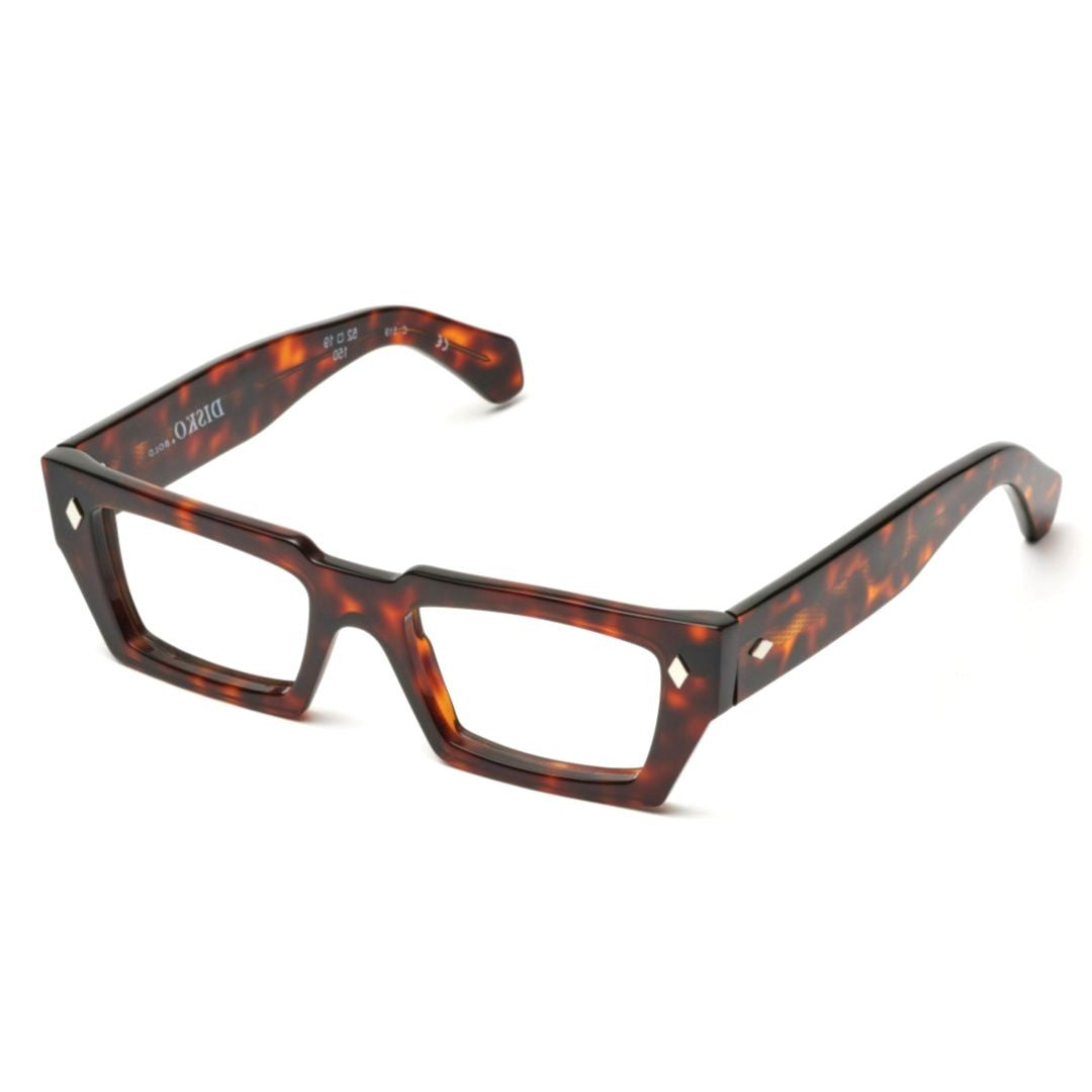Kador Disko Rectangular Tortoiseshell Sunglasses With Diamond Cutouts
