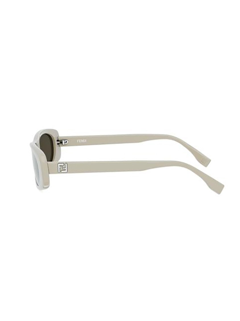Fendi Grey Fe40183i Rectangular Subtle Sunglasses