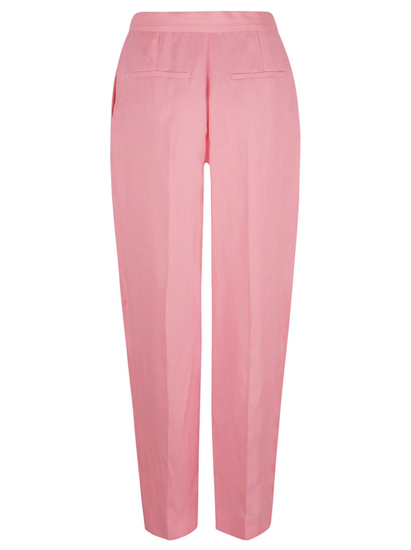 Stella Mccartney High-Waisted Tailored Trousers With Pleated Front