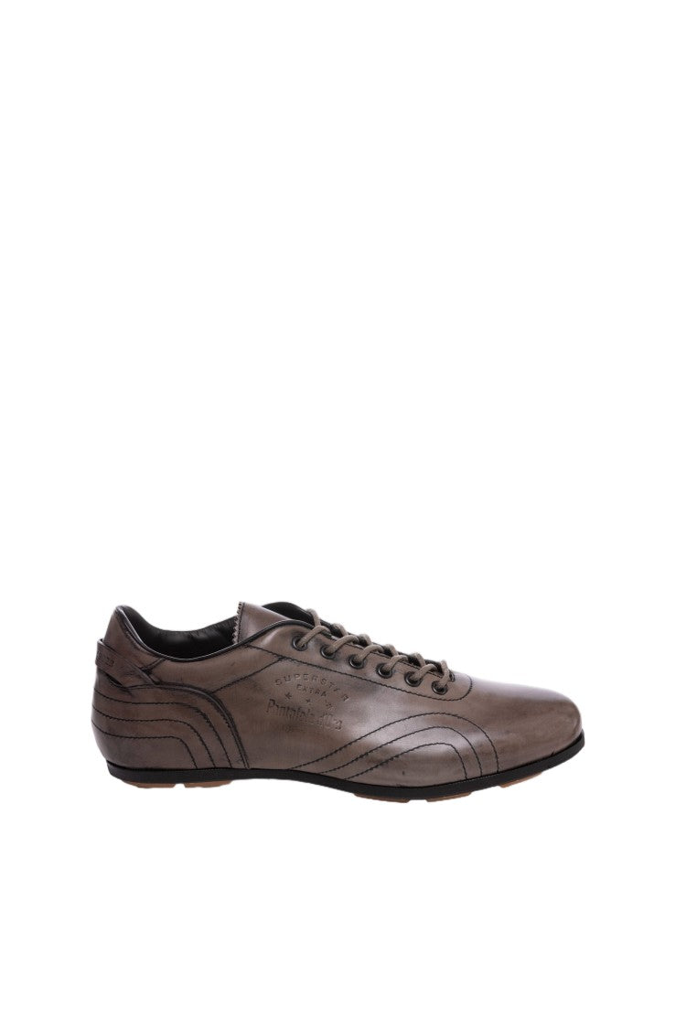 Pantofola D'oro White Italian Leather Support Cupsole Sneakers