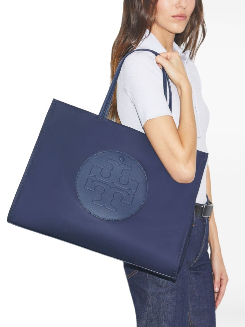 Tory Burch Spacious Blue Tote With Eco-Friendly Materials