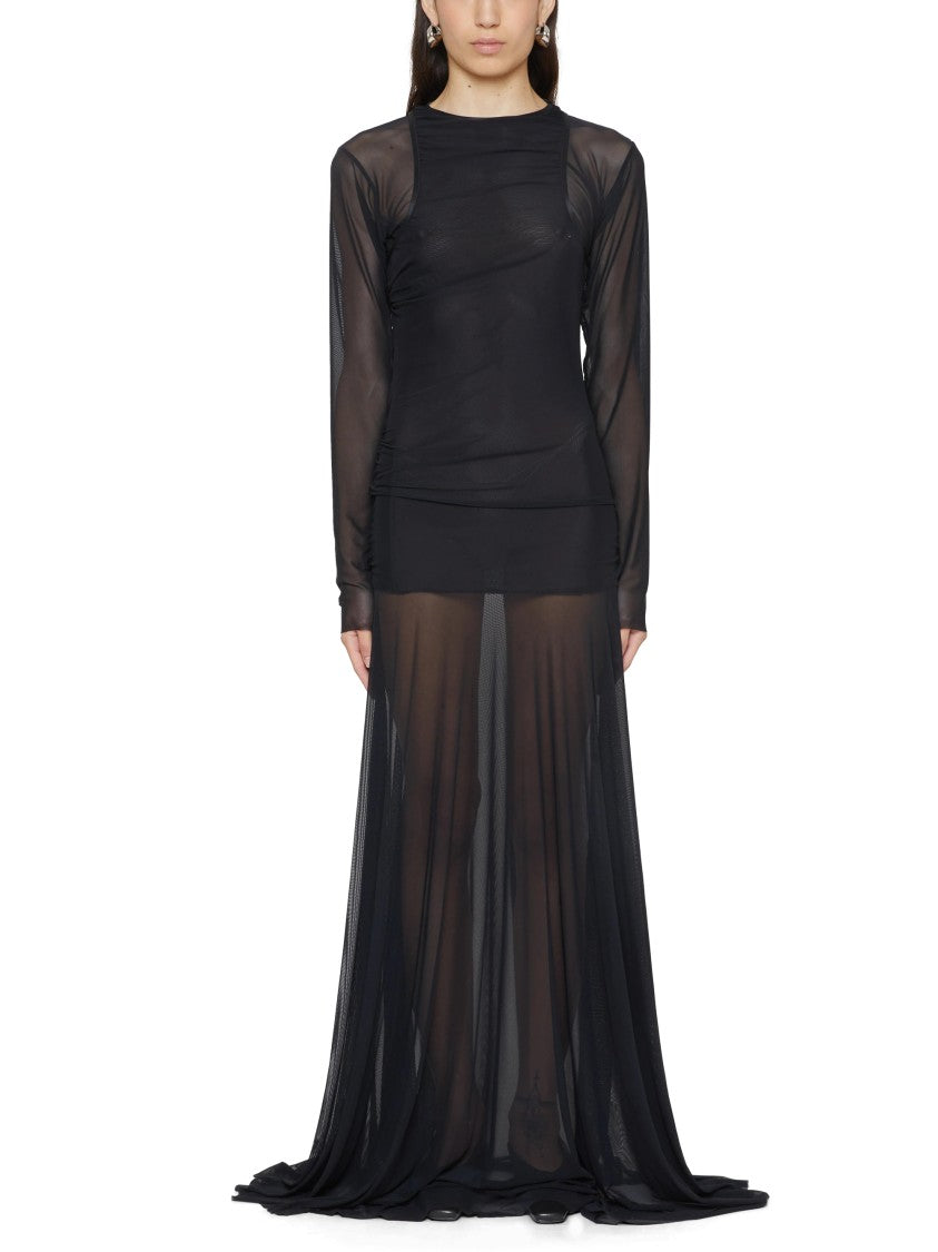 Federico Cina Sheer Layered Dress With Ethereal Aesthetic