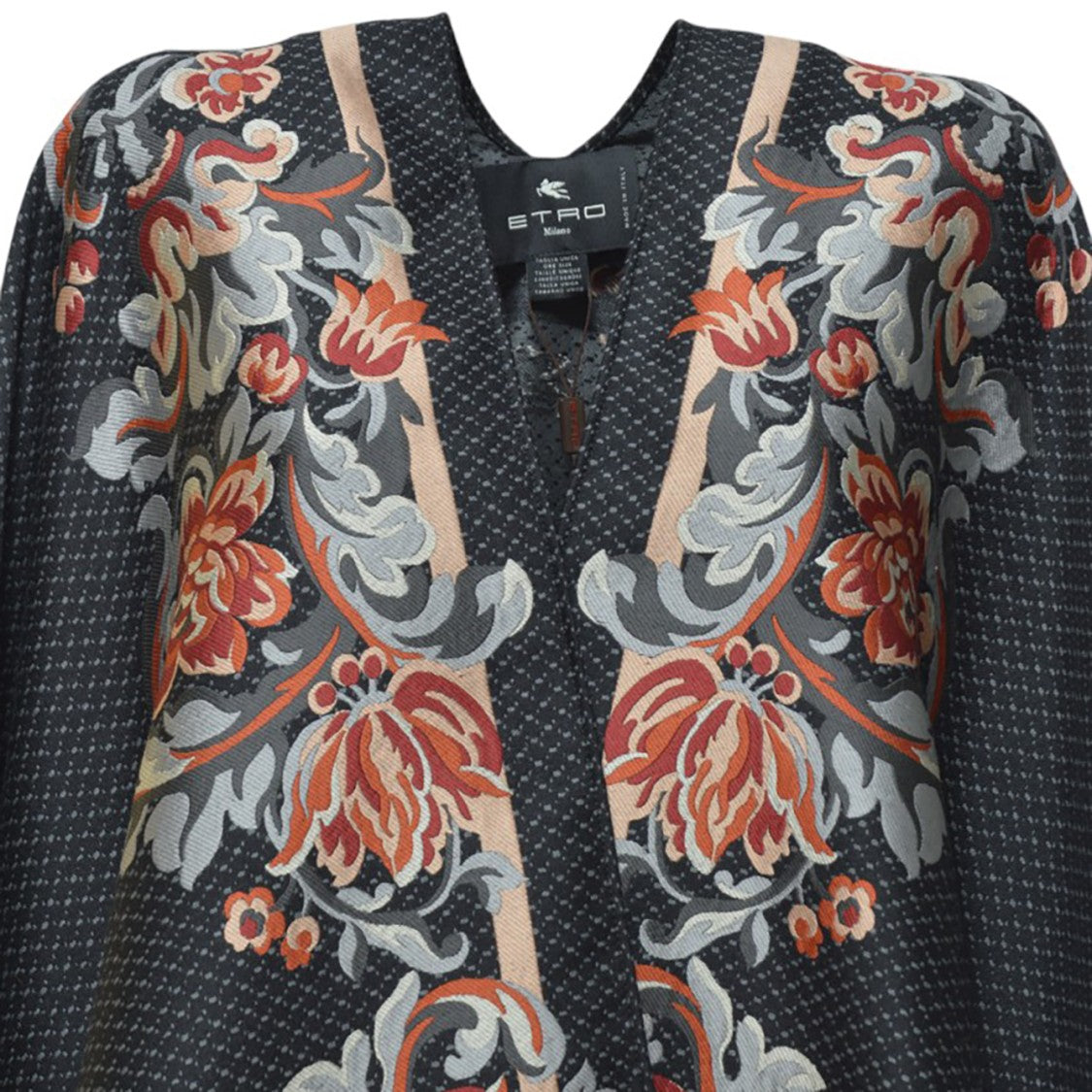 Etro Flowing V-Neck Jacket With Hem