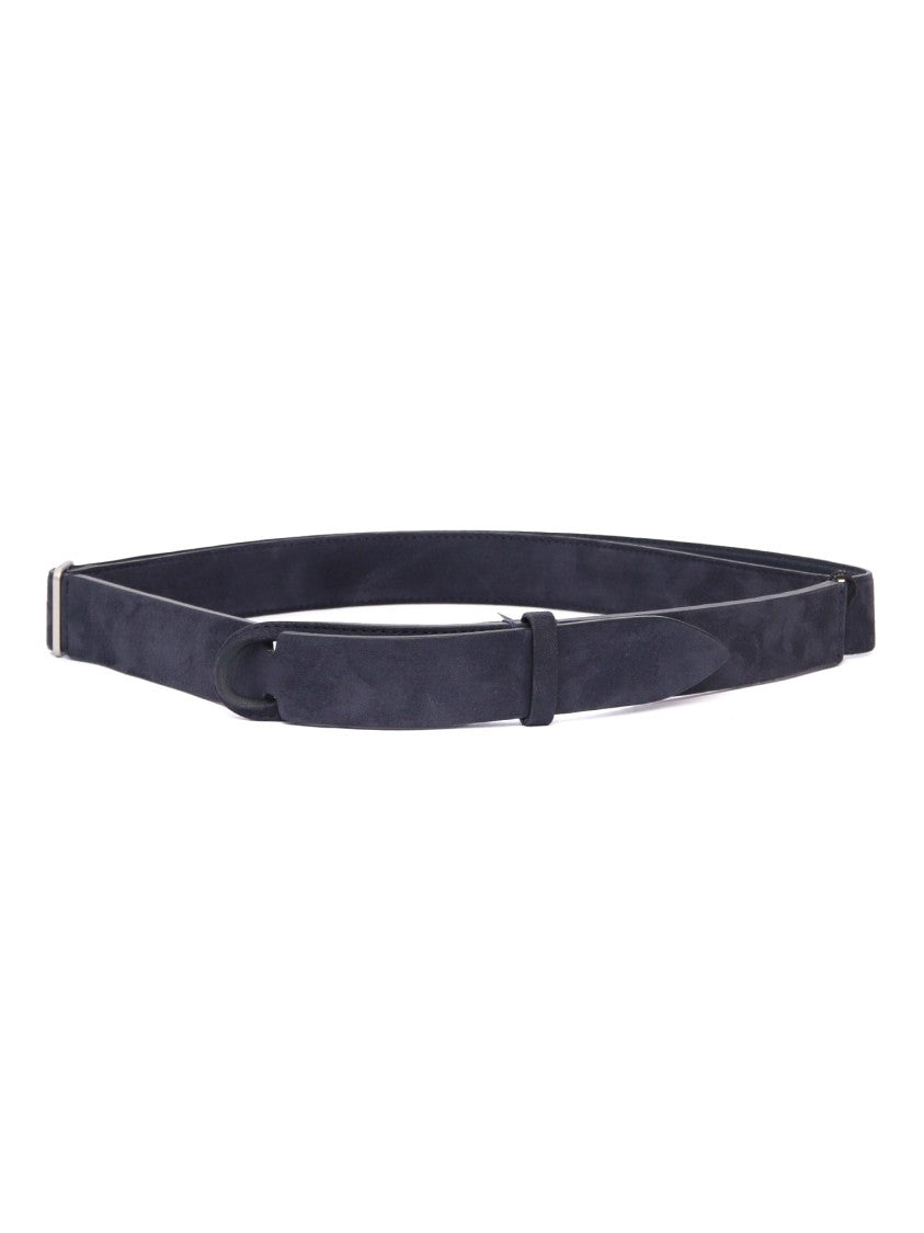 Claudio Orciani Polished Calf Leather Belt With Minimalist Design