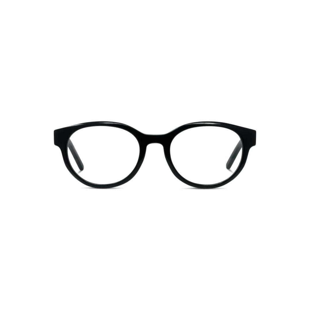 Givenchy Gv50095i Classic Round Frame Sunglasses With Glossy Black Finish