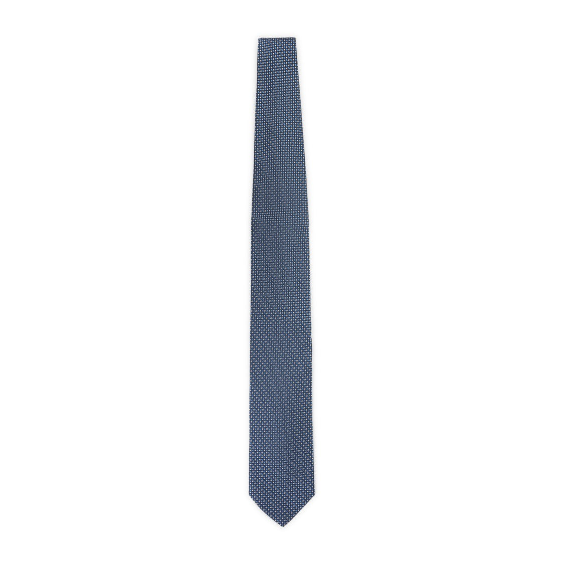 Lanvin Geometric Pattern Slim Silk Tie